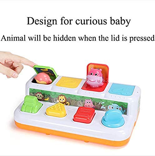 Ymdly Toys Animal Park Interactive Pop Up Music Toy,Up- Early Education Activity Center Toy, Ages 12 Months And Up Toddlers. #TOP2