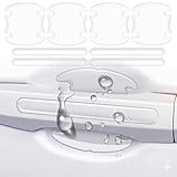 zhangqin Protecteur Poignée et Creux de Porte Voiture pour Hyundai Bayon (BC3 2021-2025 2026), Autocollant Transparent Anti-Rayures, Film Invisible, 8 Pièces