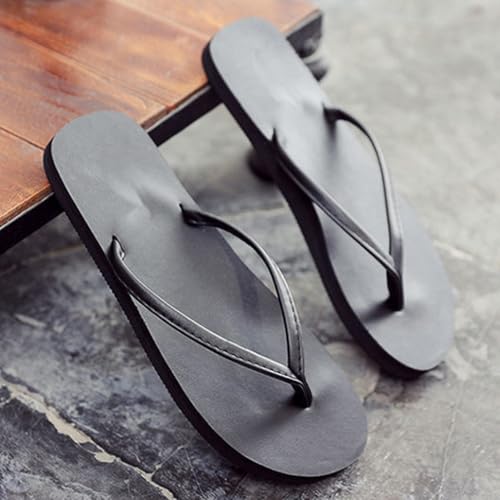 Lightweight Flip Flops for Women and Men, Dressy Flat Sandals, Shower Slippers Slip-on Slides for Summer Swim Bathroom Beach Pool, Slim Basic Thongs Foam Non-Slip Shoes2
