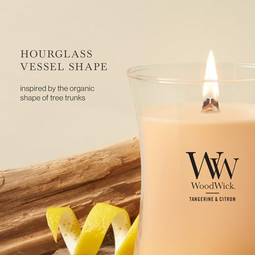 Image of Woodwick Tangerine & Citron Medium Hourglass Candle