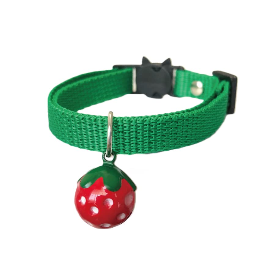 Amazon | ここねこ本舗 【いちごちゃん首輪】 いちご鈴付 セーフティ