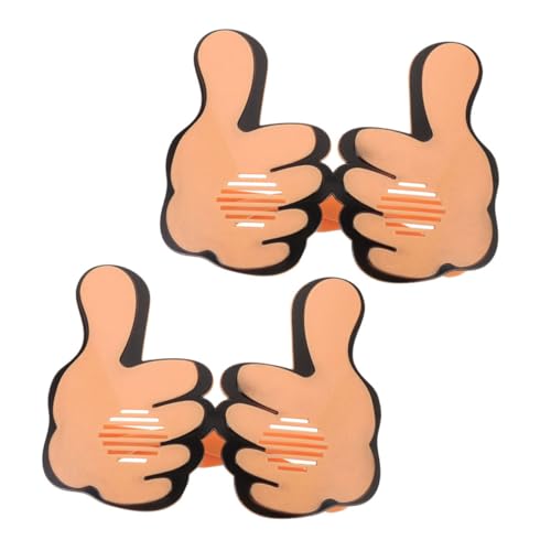 Toddmomy Reusable Plastic Party Glasses Pcs Funny Sunglasses Thumb up for Birthday Celebrations