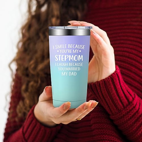 Grifarny Stepmom Gifts from Daughter, Son - Stepmom Tumbler Cup 20oz by Grifarny - Used condition - Image 5