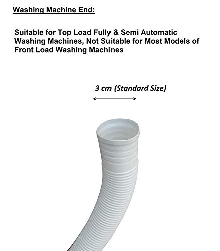 Image of MGS 1.5 Meter Universal Outlet Drain Extension Waste Water Hose Flexible Pipe for Washing Machine