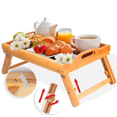best bed tray table with folding legs