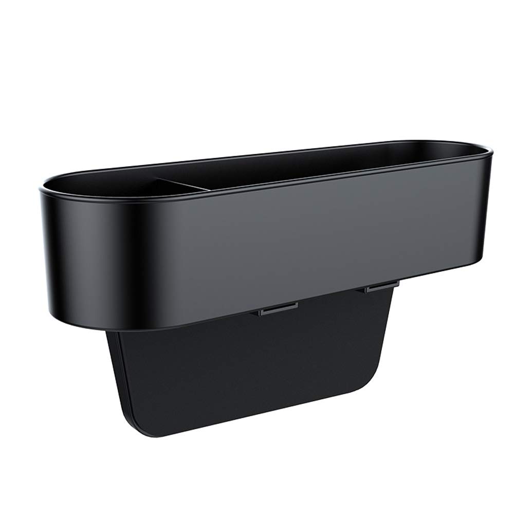 Fancer Car Seat Gap Filler,Multi-Purpose Box,Leather+ABS Material Seat Console Organizer Pocket, Car Seat Catcher Between Seats Organizer for CellPhones Wallet Coin Key with Cup Holder