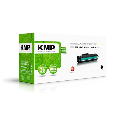 KMP Toner Cartridge Suitable for Samsung 111L Black (MLTD111LELS) - for Samsung Xpress M 2020, 2021, 2021 W, 2022, 2022 W, 2026, 2026 W, 2070, 2070 etc.