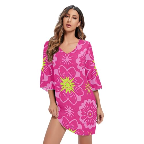 Robe courte en mousseline de soie : la haute légèreté florale