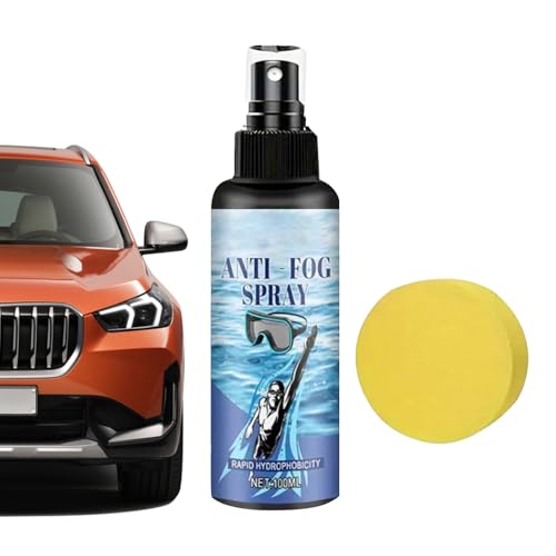 Generisch Gafas de natación antivaho, spray antivaho para campo de visión, 100 ml, solución hidrofóbica para deportistas, natación, snorkel y buceo