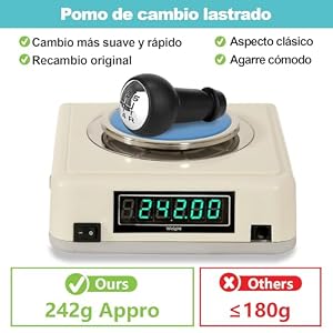 Spurtar Pomos de Palanca de Cambios, 5 Marchas velocidad de Coche para Peugeot 206 207 208 306 307 1007 3008 para Citroen C1 C2 C3 C4
