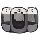 [DESIGN SPACIEUX] : Fournit une grande aire de jeu et de repos mesurant env. 72x45cm pour animaux de compagnie.