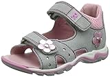 Richter Richter Kinderschuhe Mädchen Jumbo Riemchensandalen, Grau (Flint/Powder/Candy 1821), 25 EU