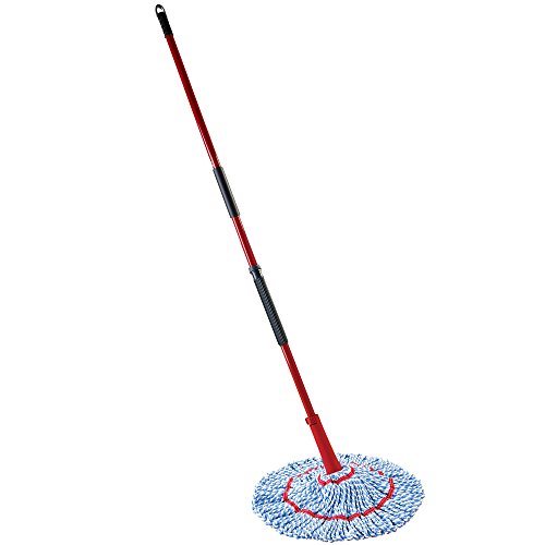 O-Cedar MicroTwist, Microfiber Twist Mop,Blue/Red - image 4