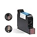 High Adhesion Solvent Quick Drying Ink Cartridge Non Encrypted General Model Compatible with HP 2588/2580/JS12/JS10 Inkjet Printers(Blue Ink)
