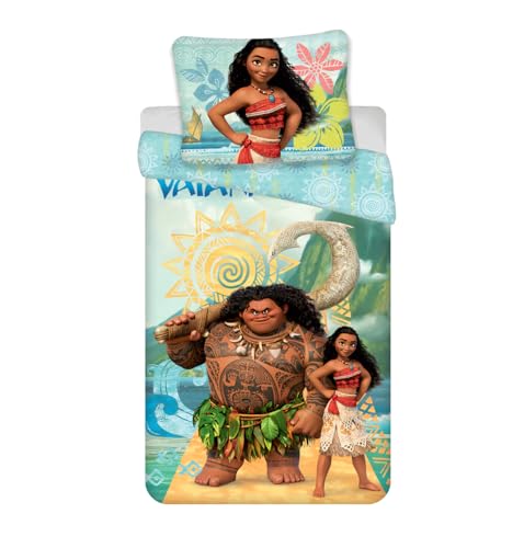 Disney Vaiana Moana Bettwäsche Eiskönigin Kopfkissen Bettdecke für...