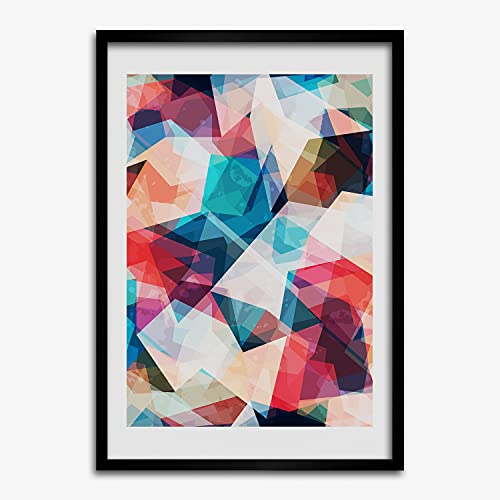 Peinture cadre en bois 50x70 cm Tulup pour illuminer un salon moderne
