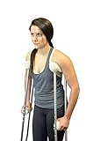 Blue Jay Soft n' Plush Comfort Crutch Cover Set - Comfortable, Natural Warmth, Washable, Stays Securely in Place with A Hook and Loop, Synthetic Sheepskin, Crutch Accessory