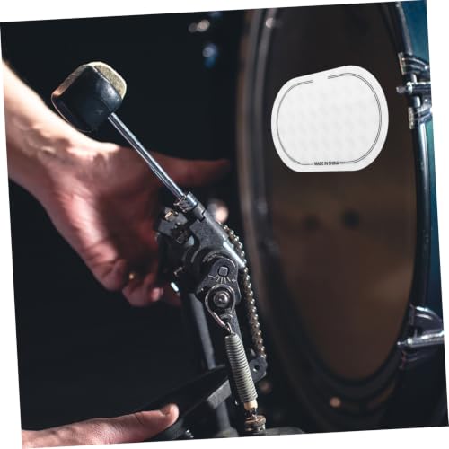 2 adhesivos protectores para pedal de bombo doble miniatura 3