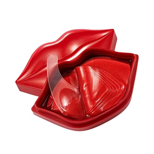 Lot de 20 masques hydratants repulpants pour les lèvres, réduisant les patchs buccaux gercés, hydratant et apaisant, nourrissant, réduisant les ridules, parfait pour les femmes