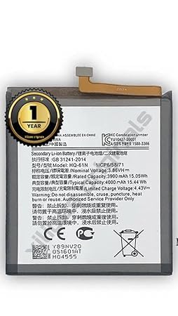 Image of HQ-61N Battery for Samsung Galaxy M01 SM-M015G, SM-M015F, SM-M015G /DS, SM-M015F /DS Battery with 1 Year Warranty** (V19)