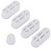 Lictin 5 Pack Silicone Toilet Seat Bumpers for Most Brand and Model of Toilet Seat(white)