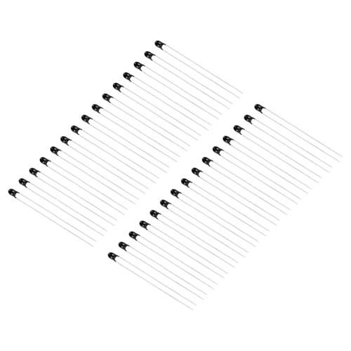 Image of PATIKIL NTC Thermistors Resistors, 30Pcs 47K Ohm 3950 5% Accuracy High Sensitivity Current Limiter Temperature Sensor for Measuring Temperature Black