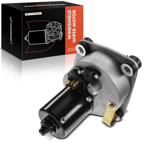 Image of A-Premium Front Windshield Wiper Motor Compatible with Dodge, Chrysler & Plymouth Models - Charger, Town & Country, Challenger, Cordoba, Lebaron, New Yorker, Newport, Diplomat, Magnum & More, 4-Pin