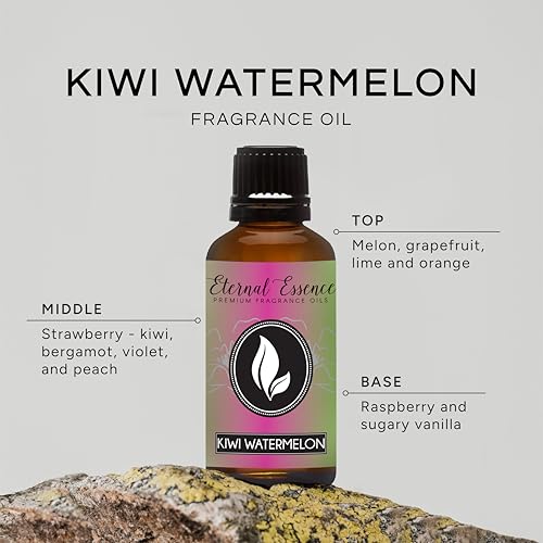 Image of Eternal Essence Oils Kiwi Watermelon 30ml Premium Fragrance Oil - for Candle, Soap Making, Aromatherapy, Diffusers, Home Care, & Humidifiers