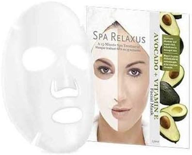 Facial Mask. Spa Level Treatment: Avocado + Vitamine E (2 units included)
