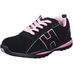 Tenis De Seguridad Dama REIS BRARGENTINA37 - Calzado de Seguridad, Talla 37 (Alemania), Color Negro y Rosa