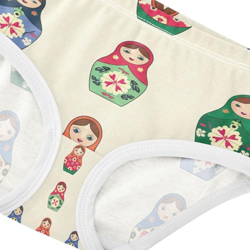 Colorful Nested Russia Dolls Toddler Girls's Underwear 2T 202c12304