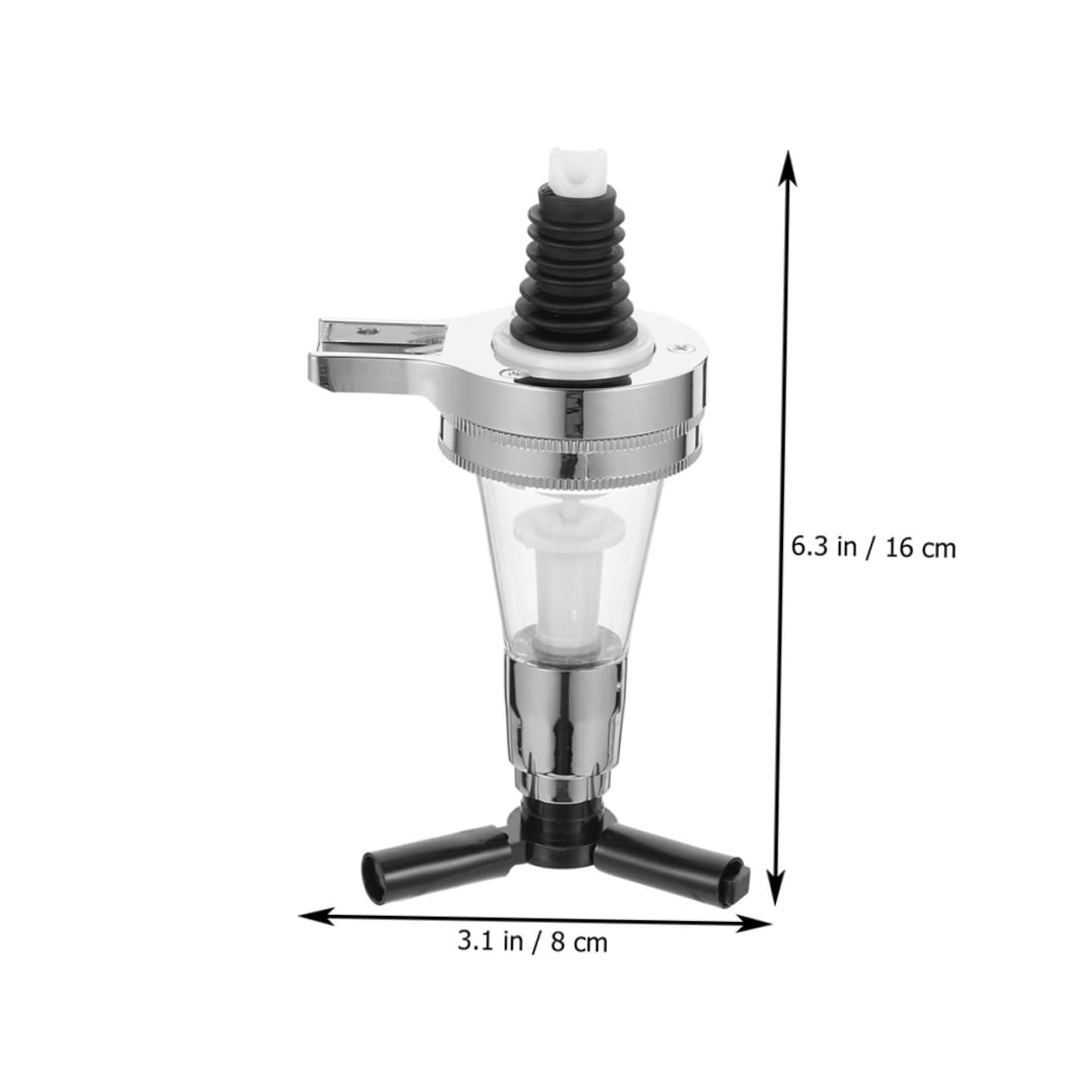 Garneck Space-saving Wall-mounted Wine Dispenser Liquor Beverage Bottle Pourer
