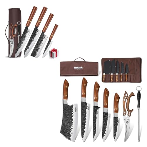 Set Cuchillos Cocina 7 Piezas Acero Inox Base