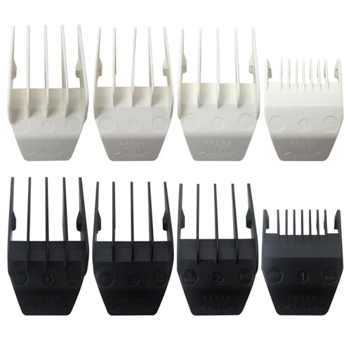 Upgraded 8-pack Professional Clipper Guides for Wahl Peanut hair clipper(1/8