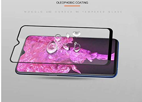 Image of ZARALA Tempered Glass Screen Protector Compatible for (Black) with Edge to Edge Coverage and Easy Installation kit (redmi 9a)