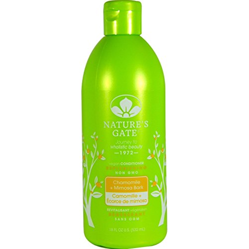Nature's Gate Replenishing Conditioner, for Color-Treated Hair, Chamomile, 18 Ounce (532 ml)