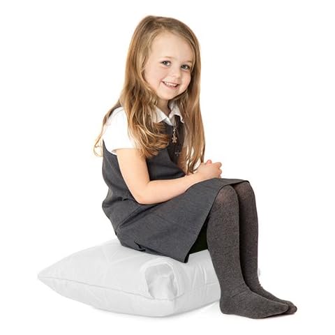 Fun!ture Children's Water Resistant White Quilted Cushion Bean Bag Cover