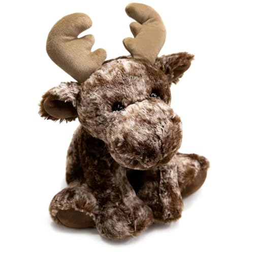 Karoeiwa Moose Reindeer Stuffed Animal 8.5 inch Cute Forest Wild Realistic Deer Elk Plush Toys Soft Elk Plushies Huggable Dolls Birthday Gifts for Kids Adults by Karoeiwa - Used condition - Image 2