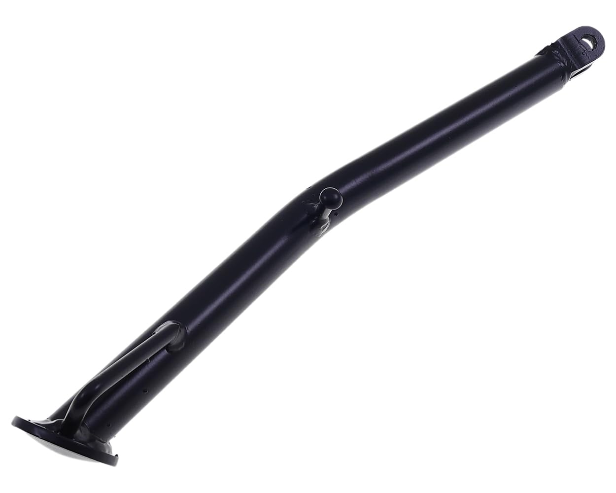 Béquille noire 355 millimètres compatible avec DERBI Senda Super Motard | Support latéral mécaboîte noir, 355 millimètres; compatible avec DERBI Senda 50 EBE 2T LC 00-04 et Senda R DRD PRO 50 05-
