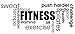 Fitness Focus sudor Pilates Cardio Salud dolor Tempo – Crossfit de deporte para entrenamiento gimnasio Fitness motivación cita de pared Adhesivos de vinilo pegatinas Art Decor DIY