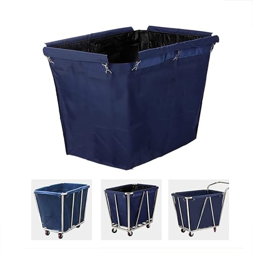 Bolsa de Repuesto Extraíble E Impermeable para Carrito de Lavandería de Tela Oxford para Cestas de 350-400 L para Uso Diario (T833)