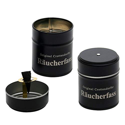 Crottendorfer Räucherfass mit Räucherkerzenhalter & 20...
