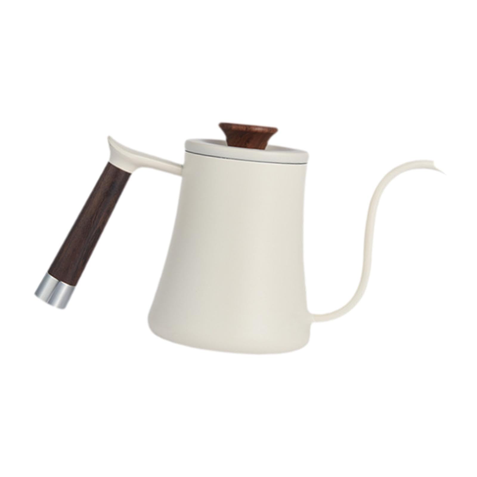 BNF Coffee Kettle Gooseneck Kettle Spout Pot for Outdoor Indoor Cafe Shop Picnic Beige 350ml | Home & Garden | Kitchen, Dining & Bar | Small Kitchen Appliances | Coffee & Tea Makers | Tea Kettles 3