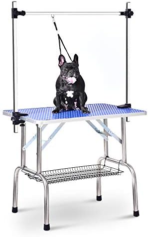 mobile dog grooming table
