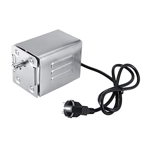 Schaschlikgrill MIT Motor, 50 to 70KGF Edelstahl BBQ Rotisserie Motor, Elektrischer Bräter Grillmotor, Elektromotor 230V Regelbar, Spanferkelgrill Motor (EU-Stecker 220 V)
