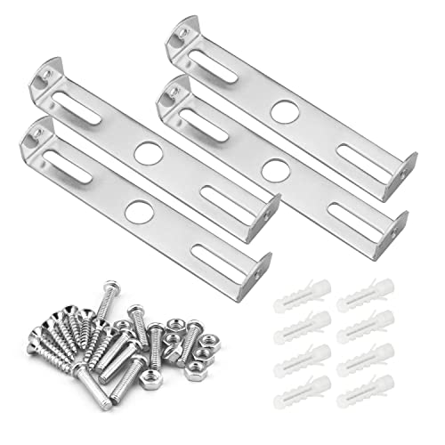 Dghaop 4 Sets Ceiling Light Plate 4.1" Galvanized Metal Pendant Lighting Fixture Mounting Bracket #TOP2
