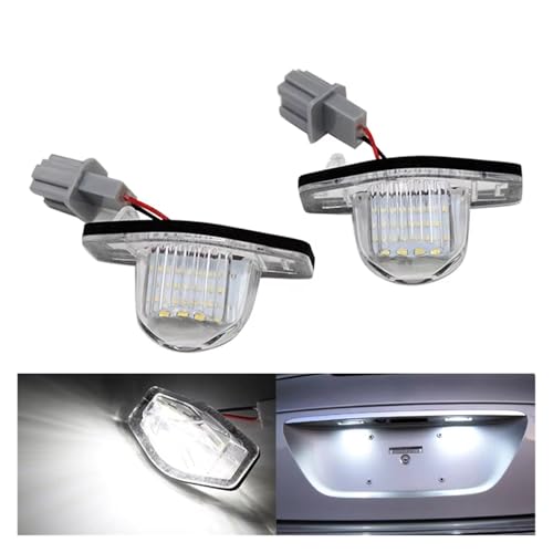 Luz LED para matrícula trasera plafón compatible con Crosstour 2005-2009 2