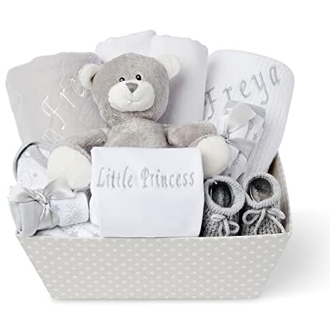 Personalised Baby Girl Gift Hamper Cover