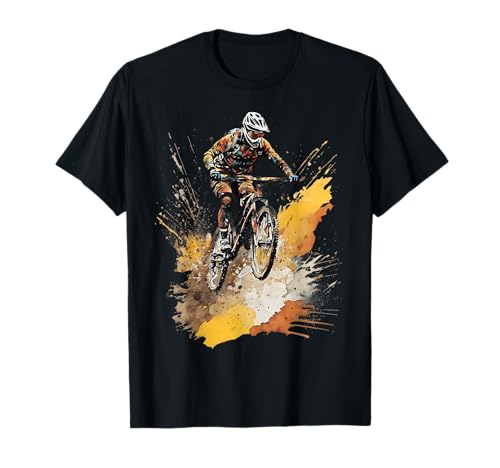 Mountainbike MTB Downhill Fahrradfahrer E-Bike & Fahrrad T-Shirt