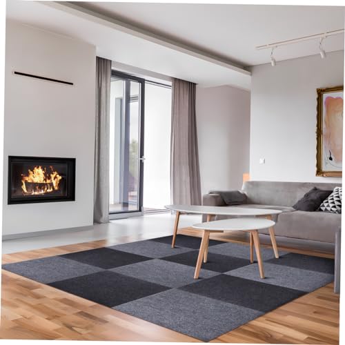 BESPORTBLE 30piezas Alfombrillas Antideslizantes Moqueta Autoadhesiva Para Suelos De Oficina y Hogar Acolchado Tipo Baldosa Modular